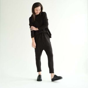 Album Di Famiglia New Basic JP Pants in Black Size Small